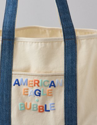AE x Bubble Canvas Tote Bag