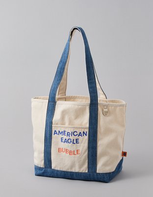 AE x Bubble Canvas Tote Bag | American Eagle