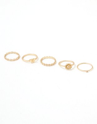 American Eagle AEO Daisy Rings 5-Pack — фото 2