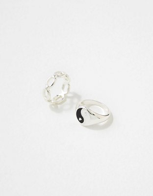 American Eagle AEO Initial Ring Pack - K — фото 2