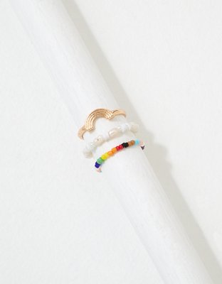 American Eagle AEO Pride Ring 3-Pack — фото 3