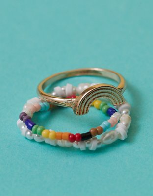 AEO Pride Ring 3-Pack