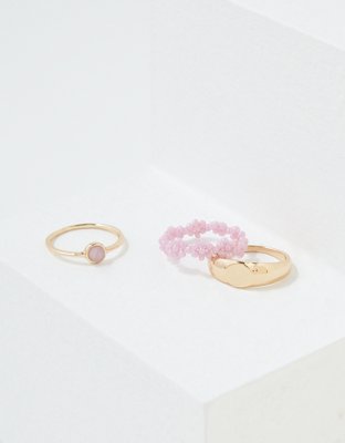 American Eagle AEO Hints Of Lavender Ring 3-Pack — фото 2