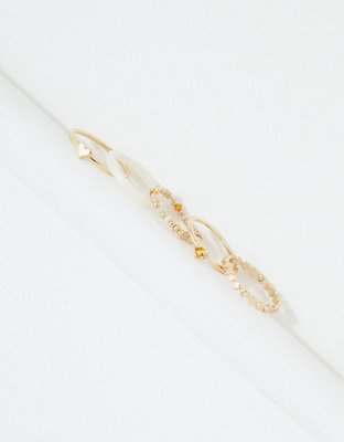 AEO Neutral Beaded Ring 5-Pack