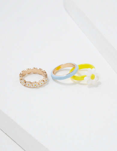 AE Daisy Yellow + Blue Ring 5-Pack