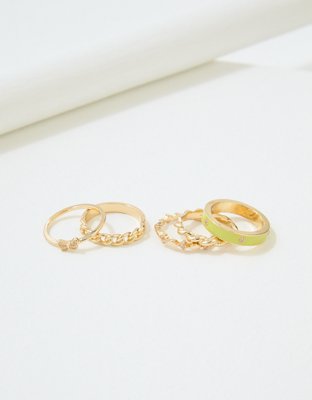 AEO Butterfly Ring 5-Pack