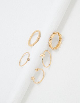 Gold Butterfly Motif Stud & Hoop Earrings 8-Pack - Lovisa