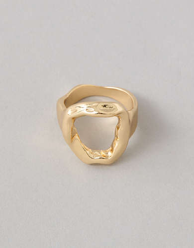 AEO Hammered Oval Ring