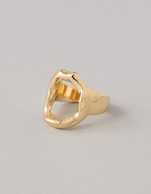 AEO Hammered Oval Ring