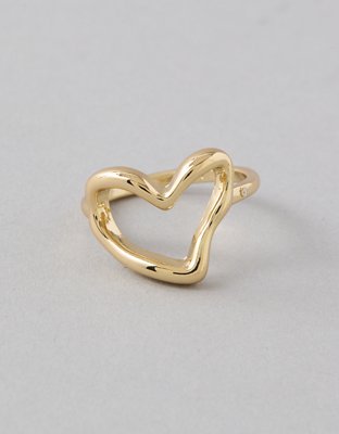 AEO Wavy Heart Ring