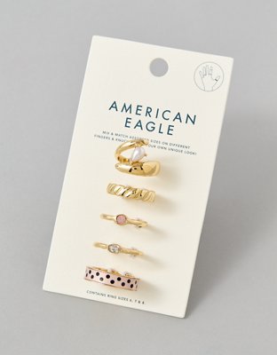 AE Gold Rings 5-Pack