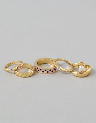 AE Gold Rings 5-Pack