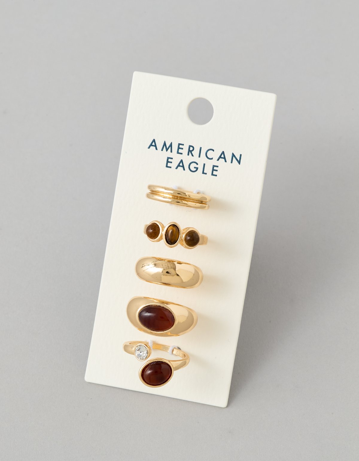 AE Chunky Stone Rings 5-Pack - image 2
