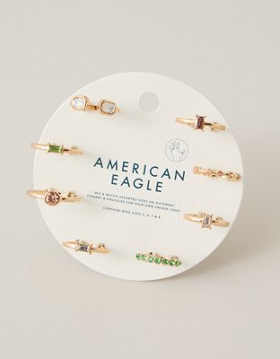AE Delicate Rings 8-Pack