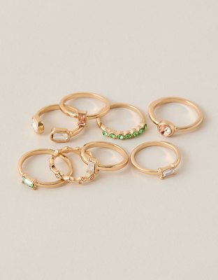 AE Delicate Rings 8-Pack