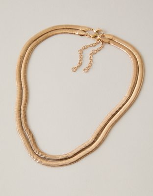 AEO Snake Chain Necklace 2-Pack