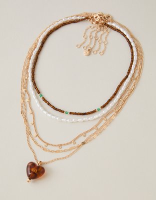 AEO Resin Heart Choker 5-Pack