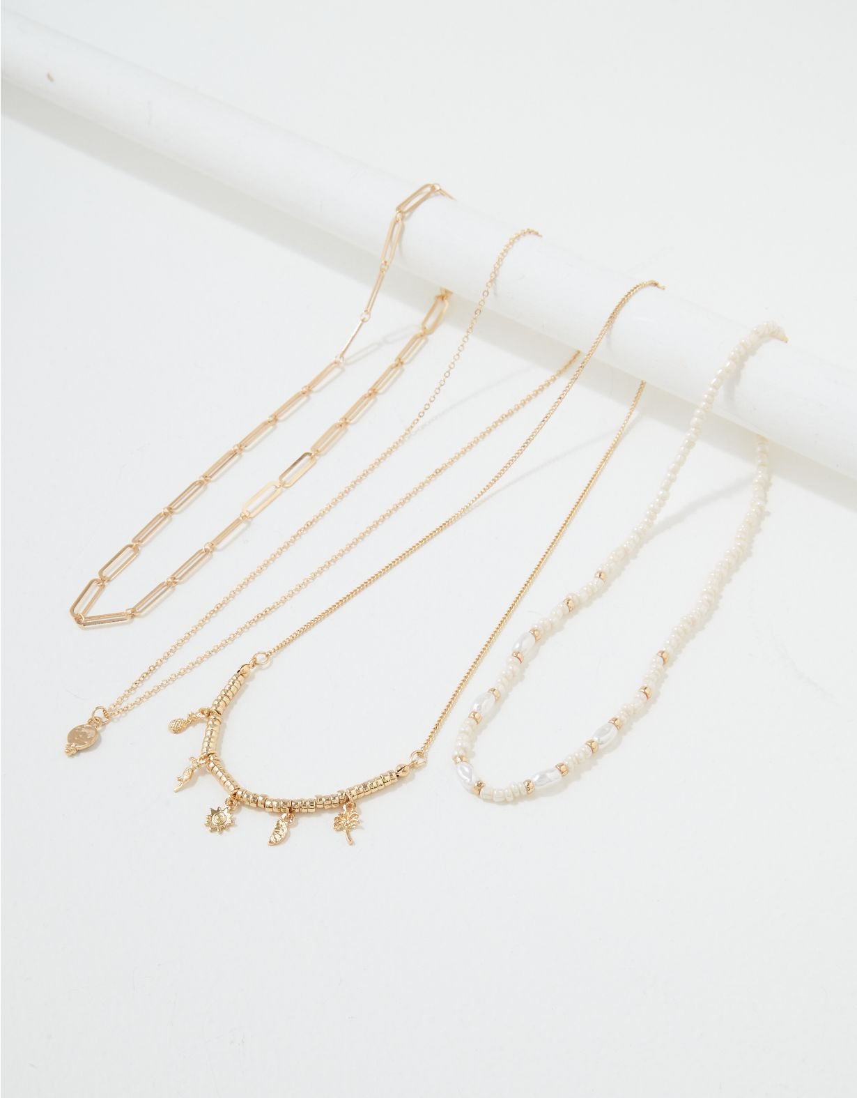 AEO Chunky Layering Necklaces 4-Pack