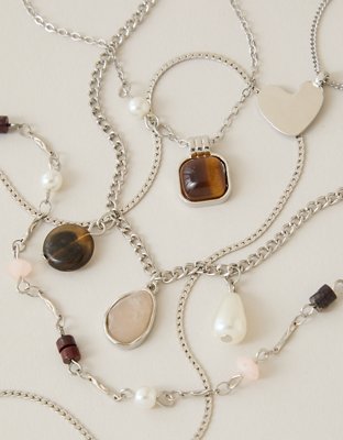 AEO Chain Pendant Necklace 5-Pack