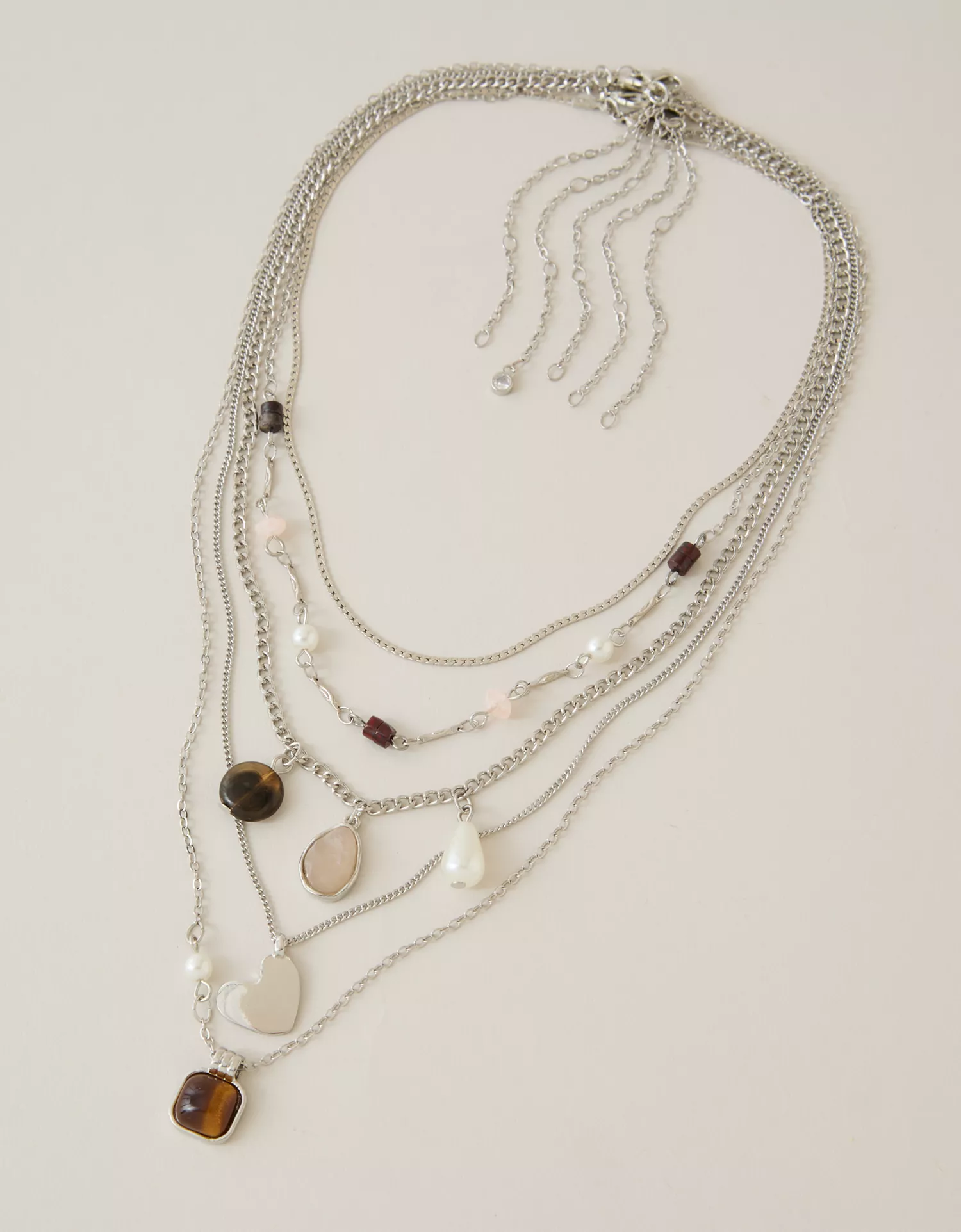 AEO Chain Pendant Necklace 5-Pack
