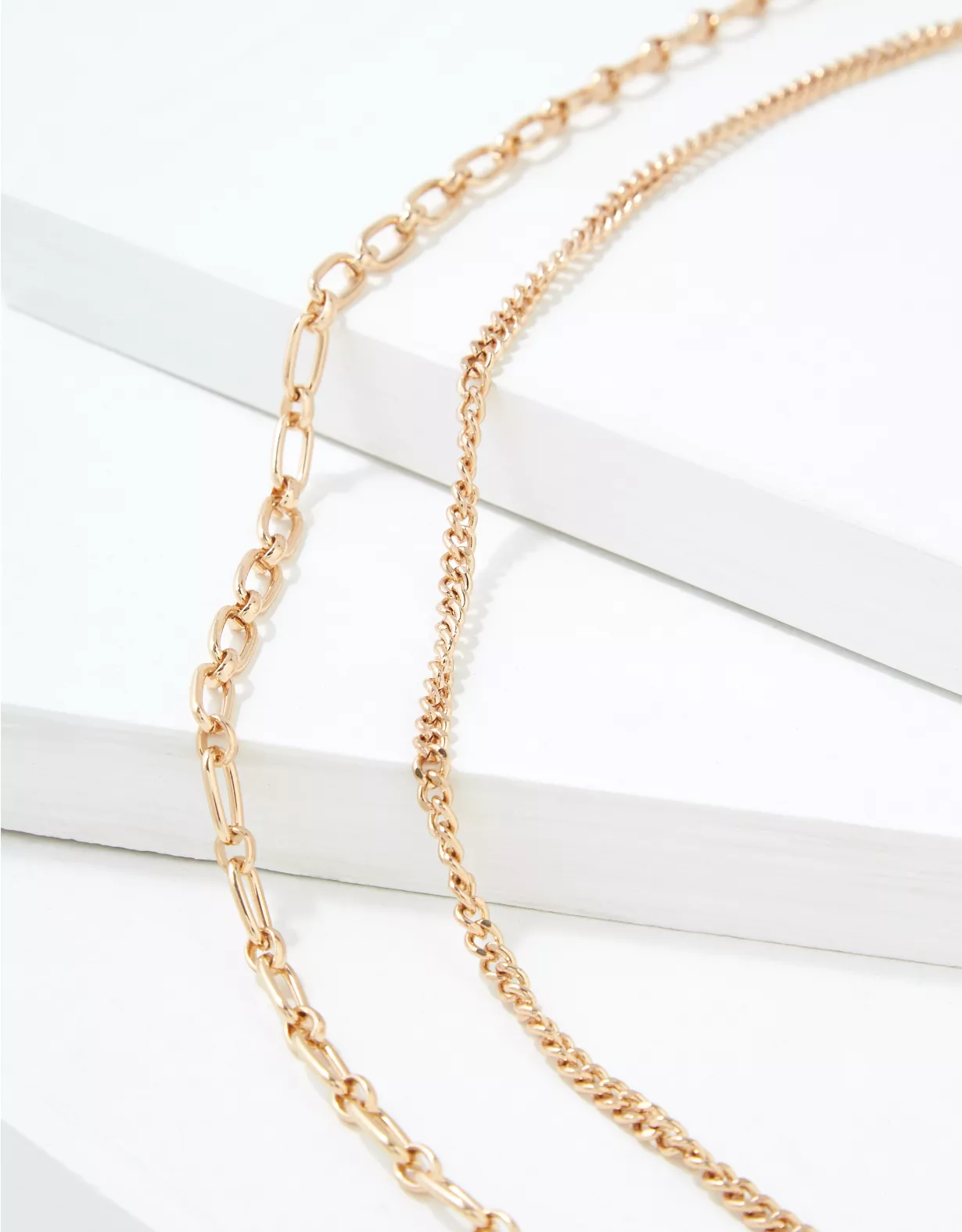 AEO Chunky Chain Necklaces 2-Pack
