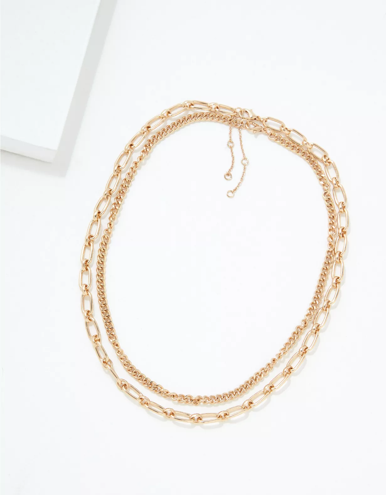 AEO Chunky Chain Necklaces 2-Pack