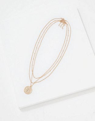 AEO Coin Layering Necklaces 3-Pack
