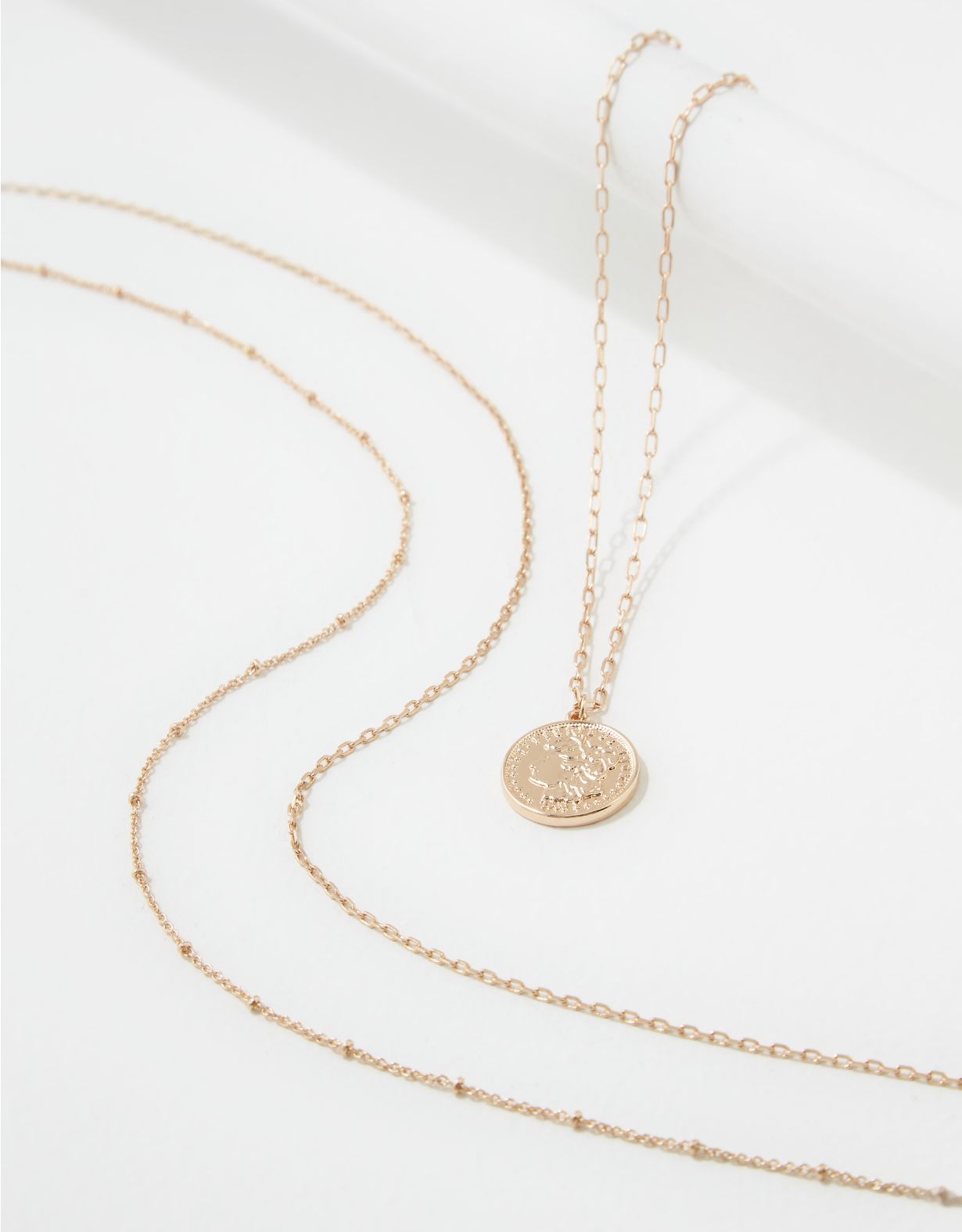 AEO Coin Layering Necklaces 3-Pack