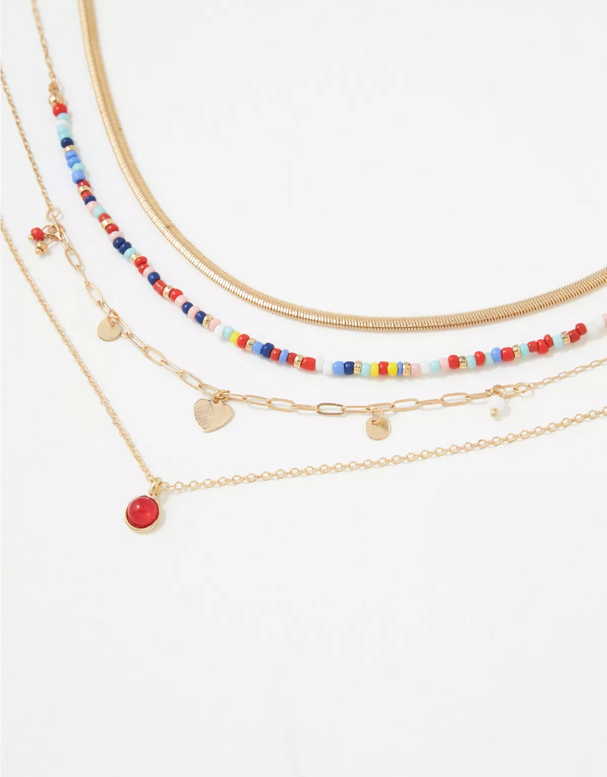 AEO Beaded Necklaces 4-Pack