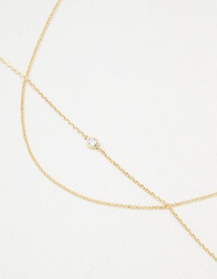American Eagle AE Demi-Fine 14K Gold Delicate Necklace 2-Pack — фото 3