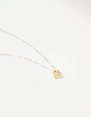 AE Demi-Fine 14K Gold Locket Necklace