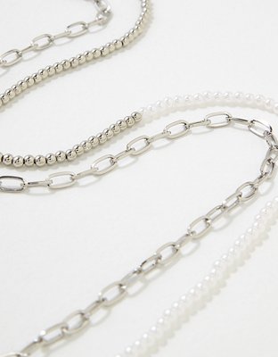 American Eagle AEO Mixed Media Necklace 2-Pack — фото 2