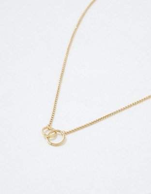 AE Keepers Collection 14K Gold Plated Link Necklace