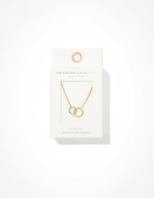 American Eagle AE Keepers Collection 14K Gold Plated Link Necklace — фото 3