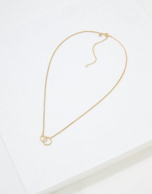 AE Keepers Collection 14K Gold Plated Link Necklace