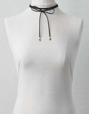 American Eagle AEO Sparkle Choker & Black Bow Necklace — фото 3
