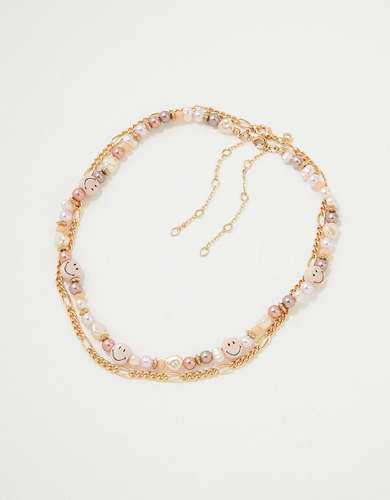 AEO Layered Smiley® Necklace 3-Pack