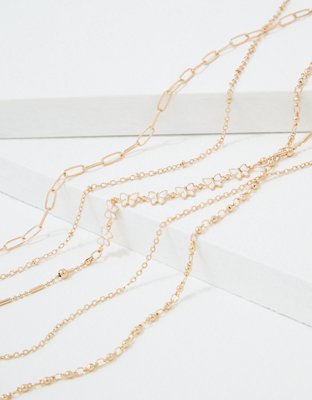 American Eagle AEO Gold Butterfly Choker 5-Pack — фото 2
