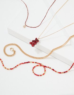 AEO Gummy Bear Necklace 4-Pack