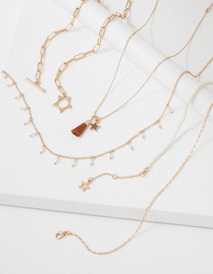 American Eagle AEO Star Necklace 5-Pack — фото 2