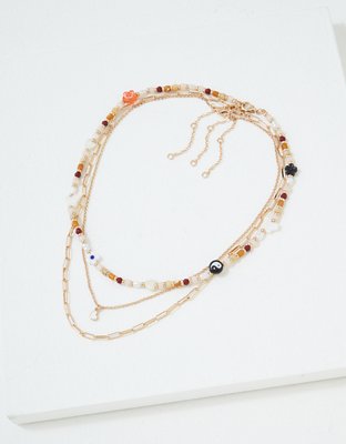 AEO Beaded Necklace 3-Pack