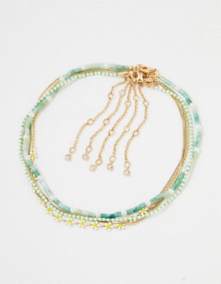 AEO Jade + Daisy Choker 5-Pack