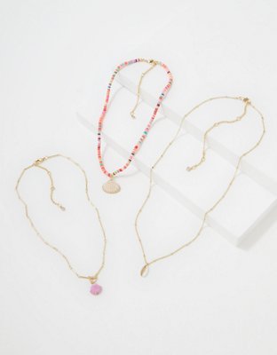 AEO Shell Necklace 3-Pack