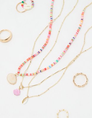 AEO Shell Necklace 3-Pack