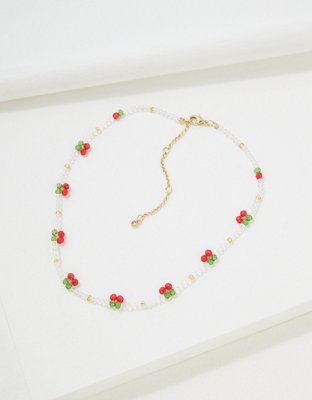 American Eagle AEO Beaded Cherry Single Necklace — фото 2