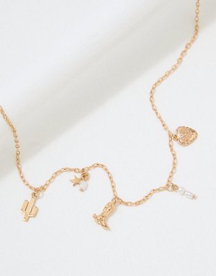 American Eagle AEO Gold Western Single Necklace — фото 2