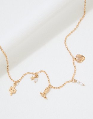 AEO Gold Western Single Necklace