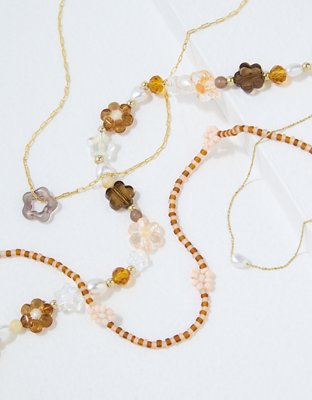 AEO Daisy Necklace 4-Pack