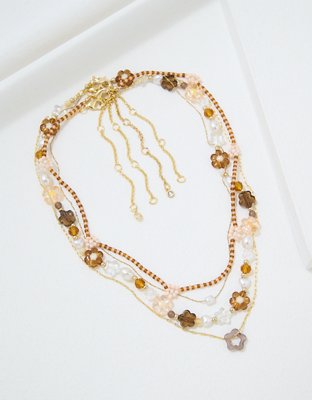 AEO Daisy Necklace 4-Pack