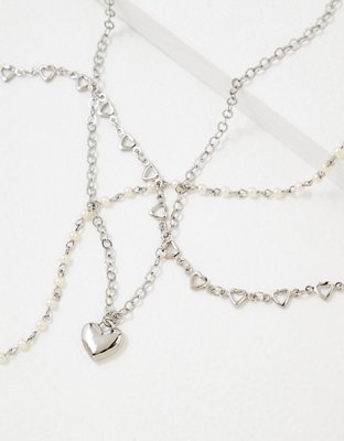 American Eagle AEO Heart Necklace 3-Pack — фото 2
